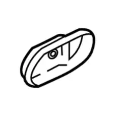 Ручка двери MOBIS 0K53A59331CY