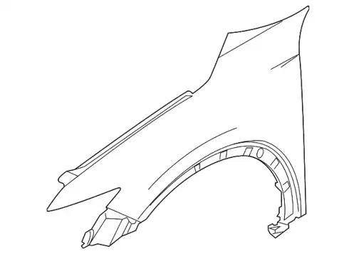 Крыло MAZDA KB7W52211