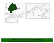 брызговик передний правый/k panel assy-f 64502C5000 MOBIS