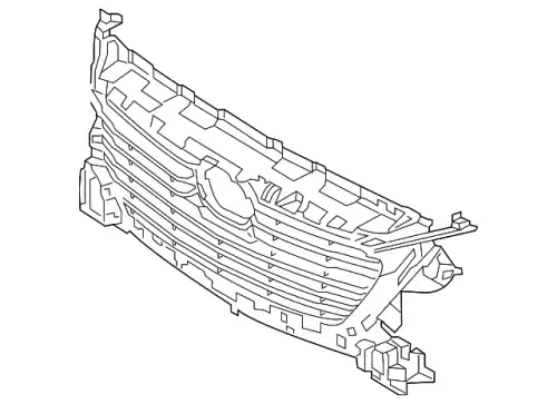 Решетка радиатора MAZDA B63B50712B