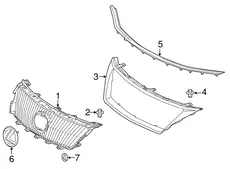 Решетка радиатора TOYOTA / LEXUS 5311253902