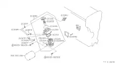 Кольцо уплотнительное автомобильное NISSAN 2133430F0A