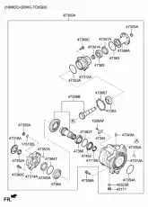 УПЛОТНИТЕЛЬНОЕ КОЛЬЦО БЛОКА ЦИЛИНДРОВ 473463D100 MOBIS