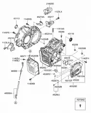 Поддон картера двигателя HYUNDAI / KIA 4528339740