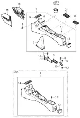 ПЕПЕЛЬНИЦА 84670FD00008 HYUNDAI
