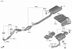 Прокладка глушителя HYUNDAI / KIA 28751C5100