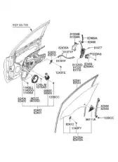 Ручка двери HYUNDAI / KIA 826201F010