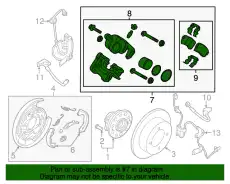 Тормозной суппорт в сборе 582102T600 HYUNDAI