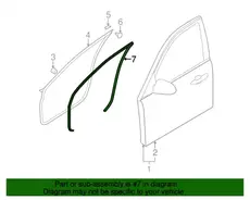 УПЛОТНИТЕЛЬ ДВЕРИ 821203F50026 HYUNDAI