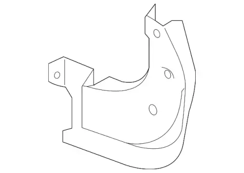 брызговик 86831B2700 KIA
