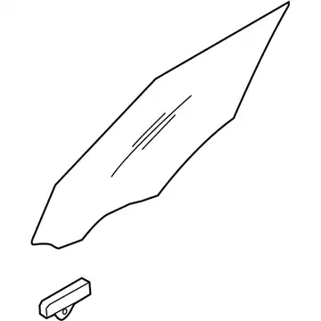  СТЕКЛО ДВЕРИ (- - -) 82410B2000 KIA