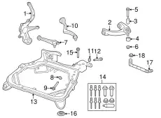 Рычаг подвески FORD BE5Z-3078-B