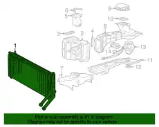 Радиатор печки VAG 1H1819031B