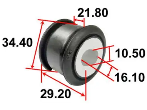 AAMHO1055 САЙЛЕНТБЛОК РУЛЕВОЙ РЕЙКИ TENACITY
