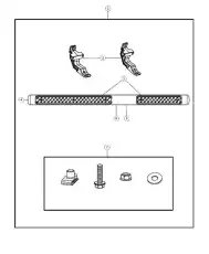 Подножка 82209872AD CHRYSLER