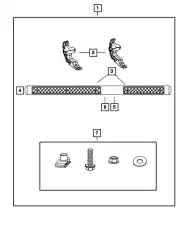 Подножка 82209872AD CHRYSLER