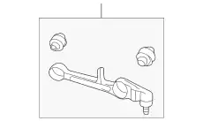 Рычаг подвески VAG 4D0407151H