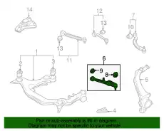Рычаг подвески VAG 4D0407151H