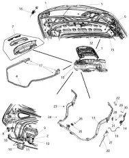 Крепеж (клоп) 06506132AA MOPAR