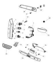 Лампа L0003757AK MOPAR