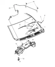 Щетка стеклоочистителя 68003937AA MOPAR