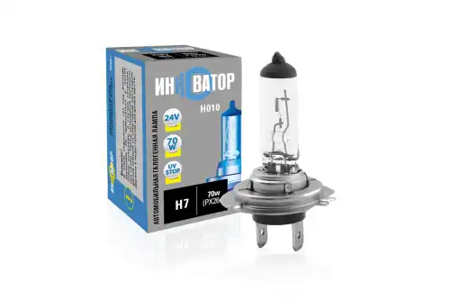 Автолампа PX26d KRAFT H010 H7 24