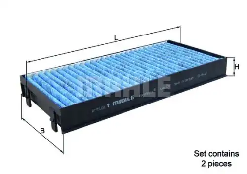 Салонный фильтр MAHLE LAO 221/S