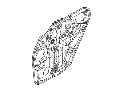 внутренняя панель двери 83481B8000 HYUNDAI