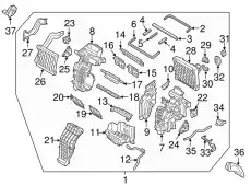 Радиатор отопителя HYUNDAI / KIA 97206G3010