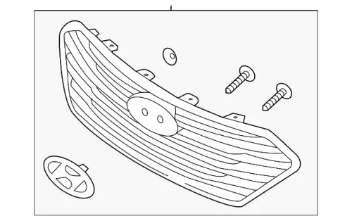 Решетка радиатора HYUNDAI / KIA 86350B8BA0