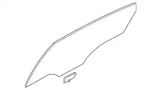стекло двери 83420B1510 HYUNDAI