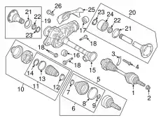 CIRCLIP N91170501 PORSCHE