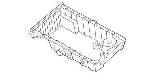 Поддон картера двигателя VOLVO 30777699