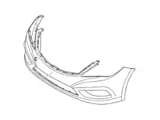 Бампер 865113V000 MOBIS