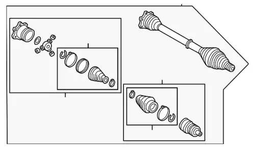 4M0407271D Вал привода со ШPУCами VAG