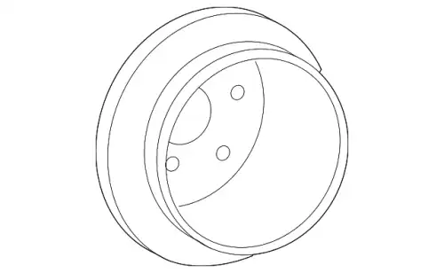 Тормозной диск FORD 6L2Z-2C026-B