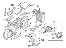 Патрубок печки 1L2Z-18472-VA FORD