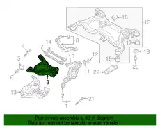 Рычаг 4F0505312L VAG