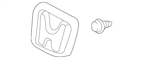 75701SP0000 ЭМБЛЕМА ПЛАСТИК HONDA