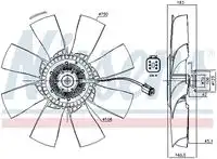 вискомуфта привода вентилятора Scan 86115 NISSENS