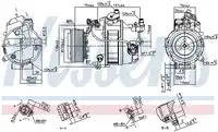 Компрессор кондиционера NISSENS 890303