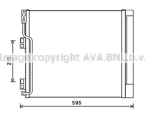 Радиатор кондиционера (конденсатор) AVA DN5355D