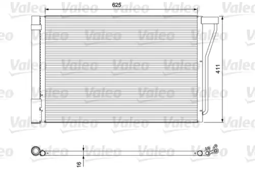 КОНДЕНСАТОР КОНДИЦИОНЕРА 814388 VALEO