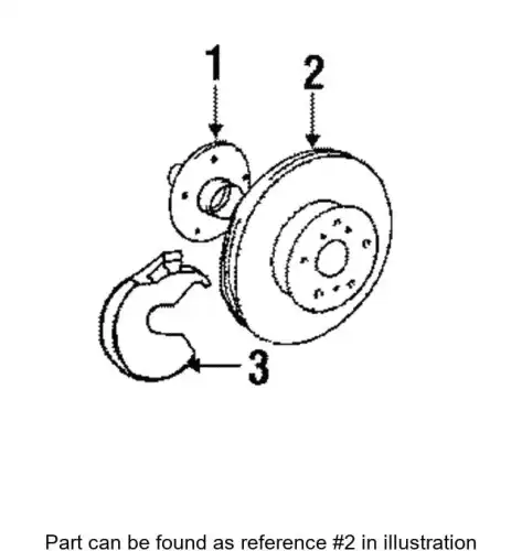 Тормозной диск TOYOTA / LEXUS 4351232211