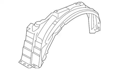 Подкрылок MITSUBISHI 5370A071