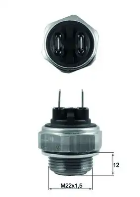 Переключатель температуры TSW 62 Z1395 MAHLE