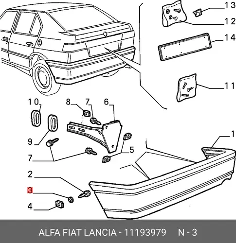 ШАЙБА СТУПИЦЫ 11193979 FIAT