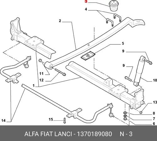 БЛОК ОБР.ХОД. 1370189080 FIAT