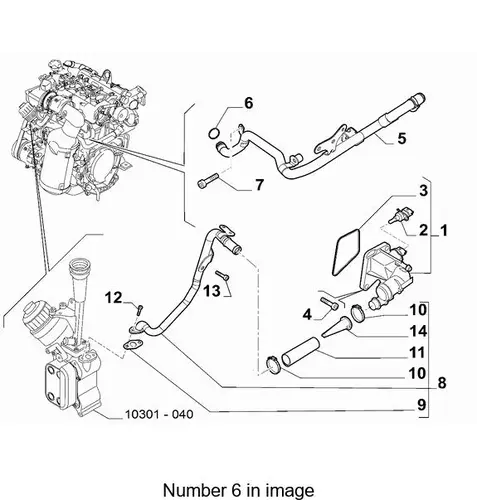 УПЛОТНИТЕЛЬ СТ. 14457385 FIAT