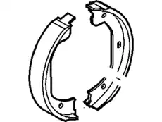 Тормозные колодки барабанные MERCURY 5L8Z2A753AA